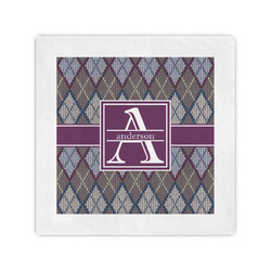 Knit Argyle Cocktail Napkins (Personalized)