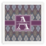 Knit Argyle Paper Dinner Napkins (Personalized)