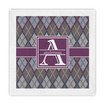 Knit Argyle Decorative Paper Napkins (Personalized)