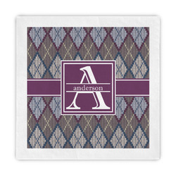 Knit Argyle Decorative Paper Napkins (Personalized)