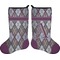Knit Argyle Stocking - Double-Sided - Approval