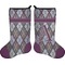 Knit Argyle Holiday Stocking - Double-Sided - Neoprene (Personalized)