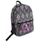 Knit Argyle Student Backpack Front