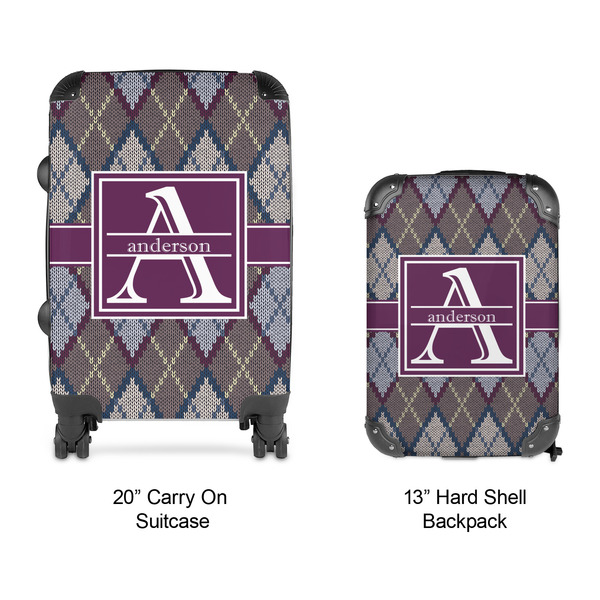 Knit Argyle Suitcase Set 4 - APPROVAL