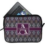 Knit Argyle Tablet Case / Sleeve - Small (Personalized)