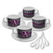 Knit Argyle Tea Cup - Set of 4
