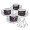 Knit Argyle Tea Cup - Set of 4 (Personalized)