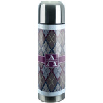 Knit Argyle Stainless Steel Thermos (Personalized)