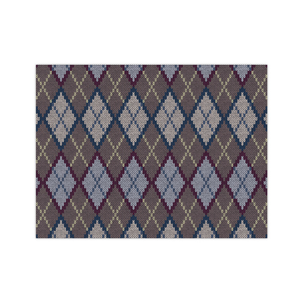 Custom Knit Argyle Tissue Paper Sheets - Medium - Heavyweight