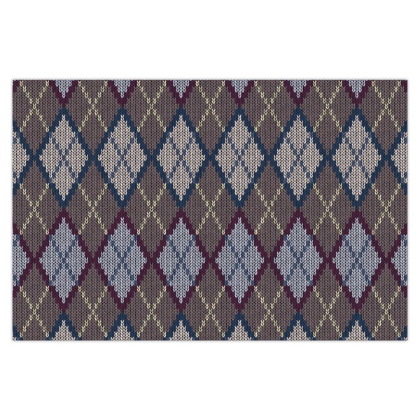 Custom Knit Argyle Tissue Paper Sheets - X-Large - Heavyweight