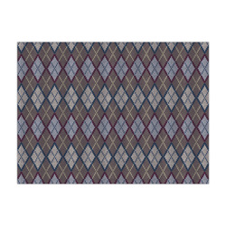 Knit Argyle Large Tissue Papers Sheets - Lightweight