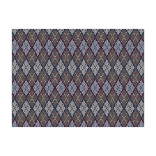 Custom Knit Argyle Tissue Paper Sheets - Large - Lightweight