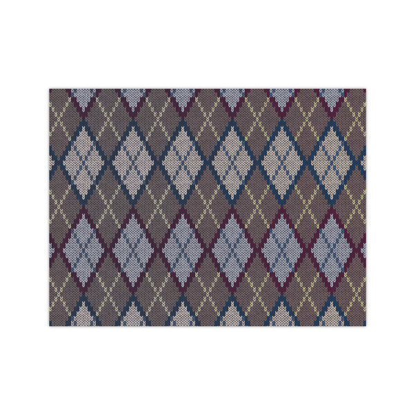 Custom Knit Argyle Tissue Paper Sheets - Medium - Lightweight