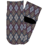 Knit Argyle Toddler Ankle Socks