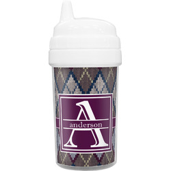 Knit Argyle Sippy Cup (Personalized)