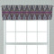 Knit Argyle Valance - Closeup on window