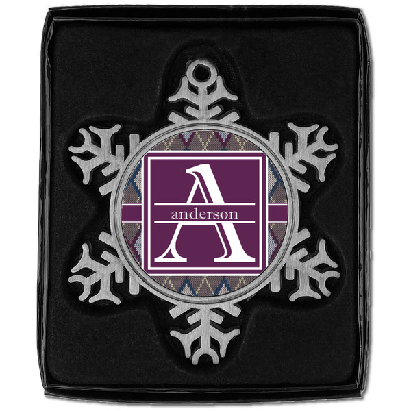 Knit Argyle Vintage Snowflake - In box