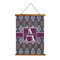 Knit Argyle Wall Hanging Tapestry (Personalized)