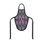Knit Argyle Bottle Apron (Personalized)