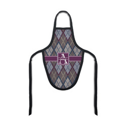 Knit Argyle Bottle Apron (Personalized)