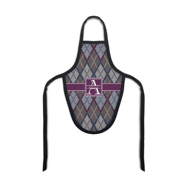 Custom Knit Argyle Bottle Apron (Personalized)
