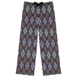 Knit Argyle Womens Pajama Pants - 2XL