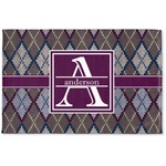 Knit Argyle Woven Mat (Personalized)