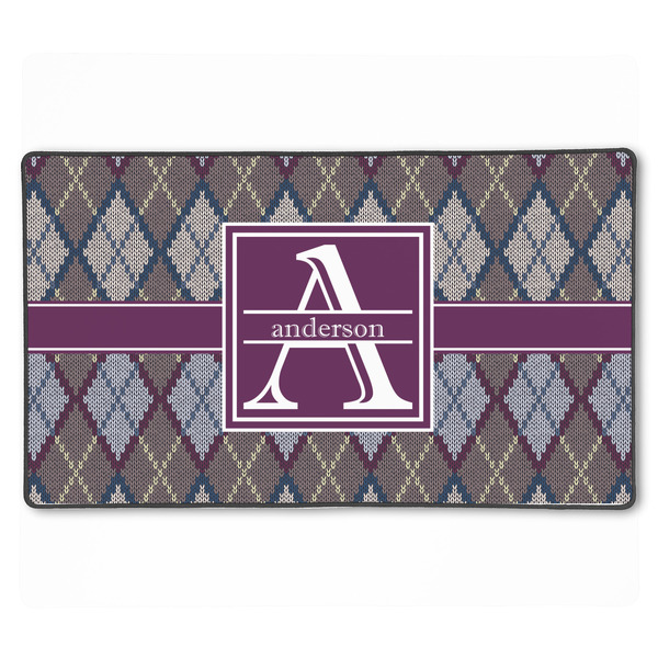Custom Knit Argyle XXL Gaming Mouse Pad - 24" x 14" (Personalized)