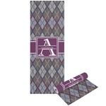 Knit Argyle Yoga Mat - Printable Front and Back (Personalized)