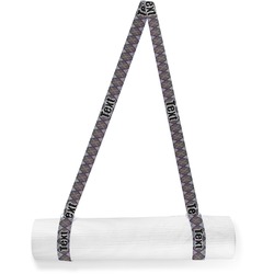 Knit Argyle Yoga Mat Strap (Personalized)