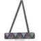 Knit Argyle Yoga Mat Strap With Full Yoga Mat Design