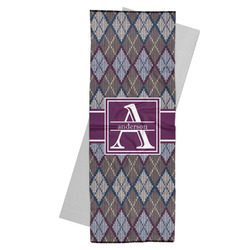 Knit Argyle Yoga Mat Towel (Personalized)