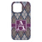 Knit Argyle iPhone 13 Pro Max Case - Back