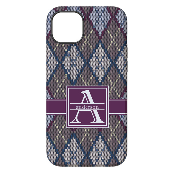 Knit Argyle iPhone 14 Pro Max Tough Case - Back