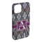 Knit Argyle iPhone 15 Plus Case - Angle