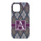 Knit Argyle iPhone 15 Pro Tough Case - Back