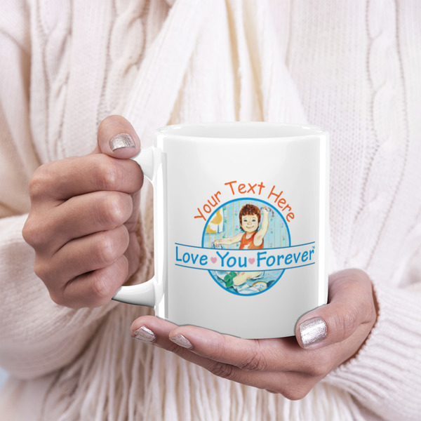 Love You Forever 20oz Coffee Mug - LIFESTYLE