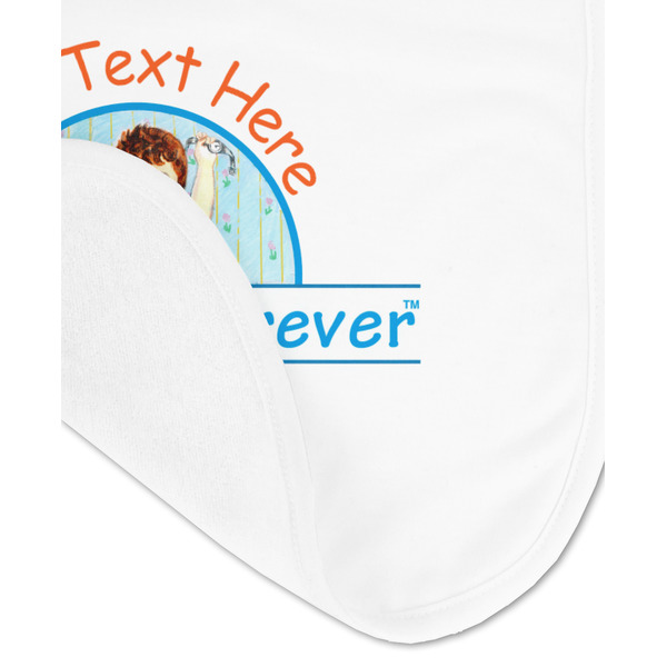 Love You Forever Baby Bib - AFT detail