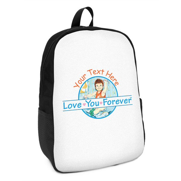 Custom Love You Forever Kids Backpack w/ Name or Text