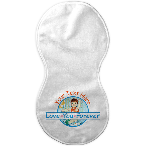 Love You Forever Burp Peanut Shaped Flat