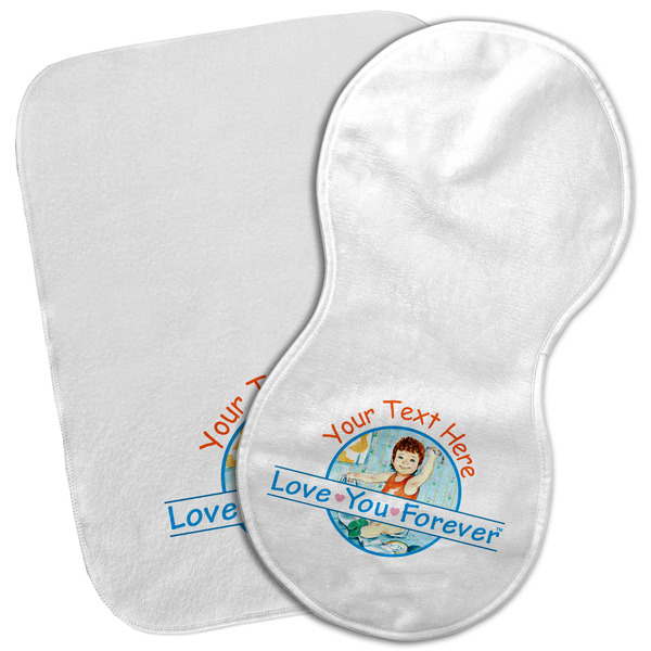 Custom Love You Forever Burp Cloth (Personalized)