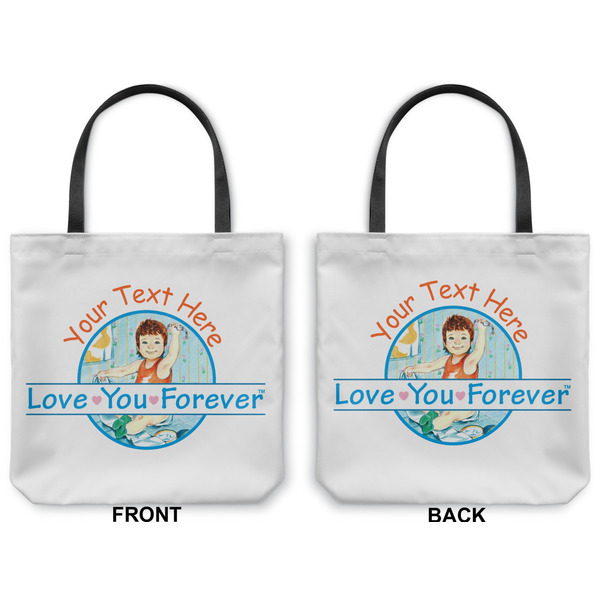Love You Forever Canvas Tote - Front and Back