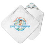 Love You Forever Hooded Baby Towel w/ Name or Text