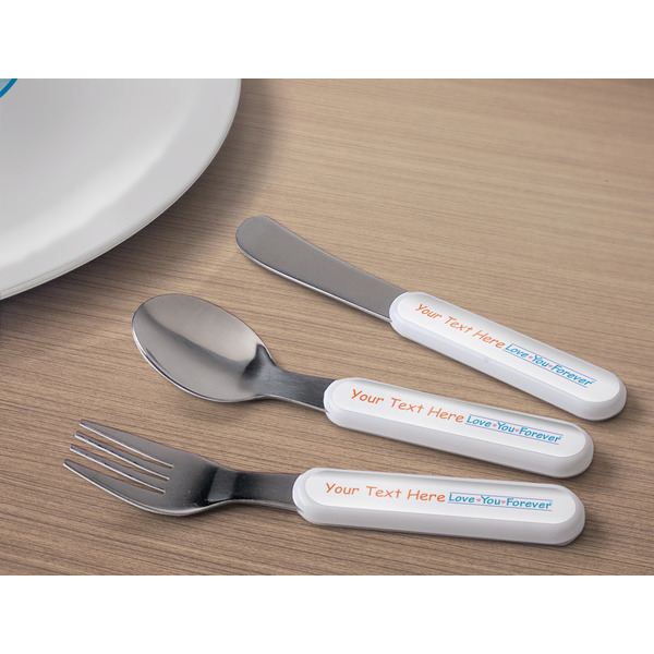 Love You Forever Kids Flatware w/ Plate