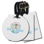 Love You Forever Plastic Luggage Tag (Personalized)