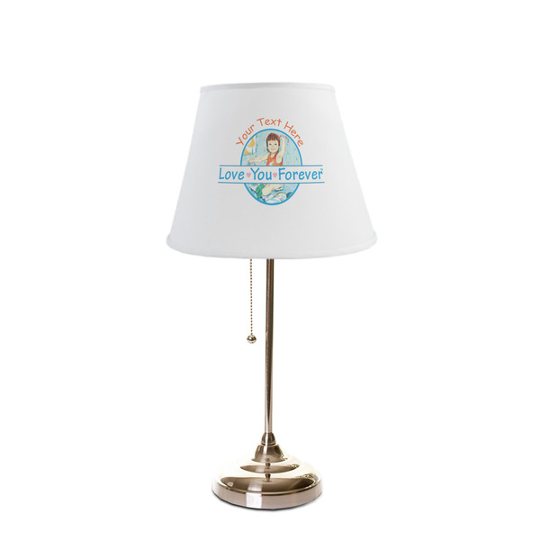Love You Forever Poly Film Empire Lampshade - On Stand
