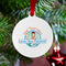 Love You Forever Metal Ball Ornament - Lifestyle