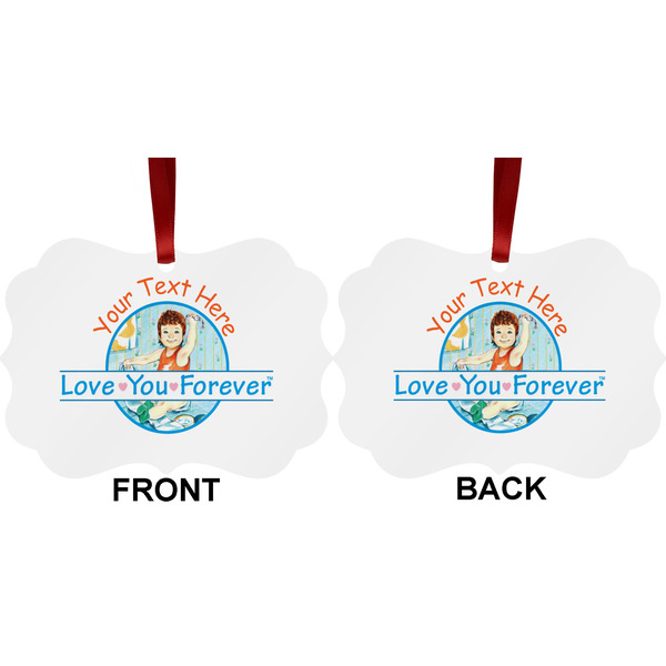 Love You Forever Metal Benilux Ornament - Front and Back (APPROVAL)