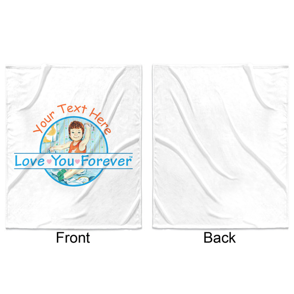Love You Forever Minky Blanket - 50"x60" - Single Sided - Front & Back