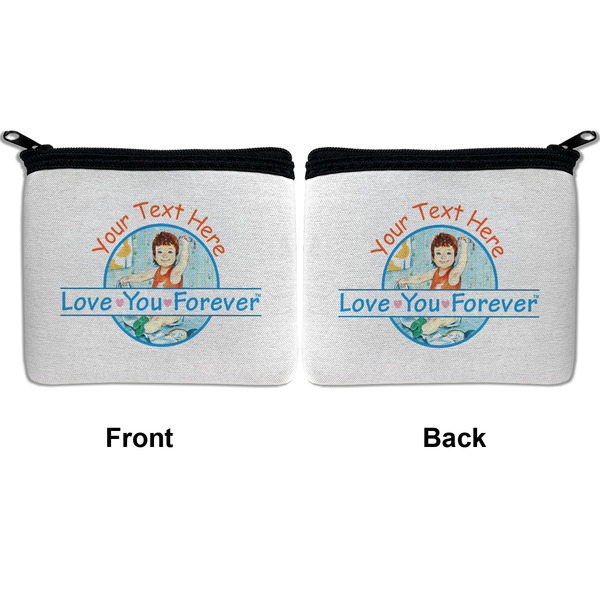 Love You Forever Neoprene Coin Purse - Front & Back (APPROVAL)